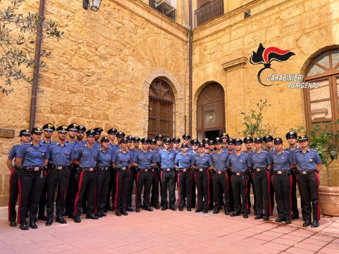 Nuovi carabinieri ad Agrigento